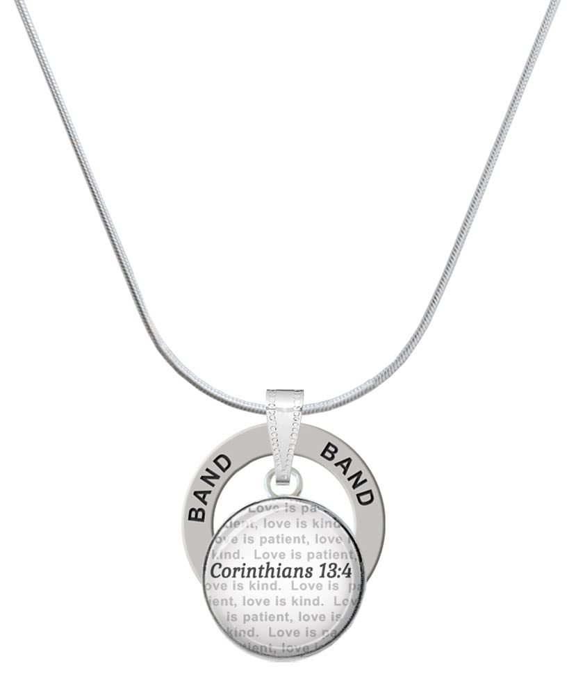 Delight Jewelry Silver Domed Charm Necklace - 18