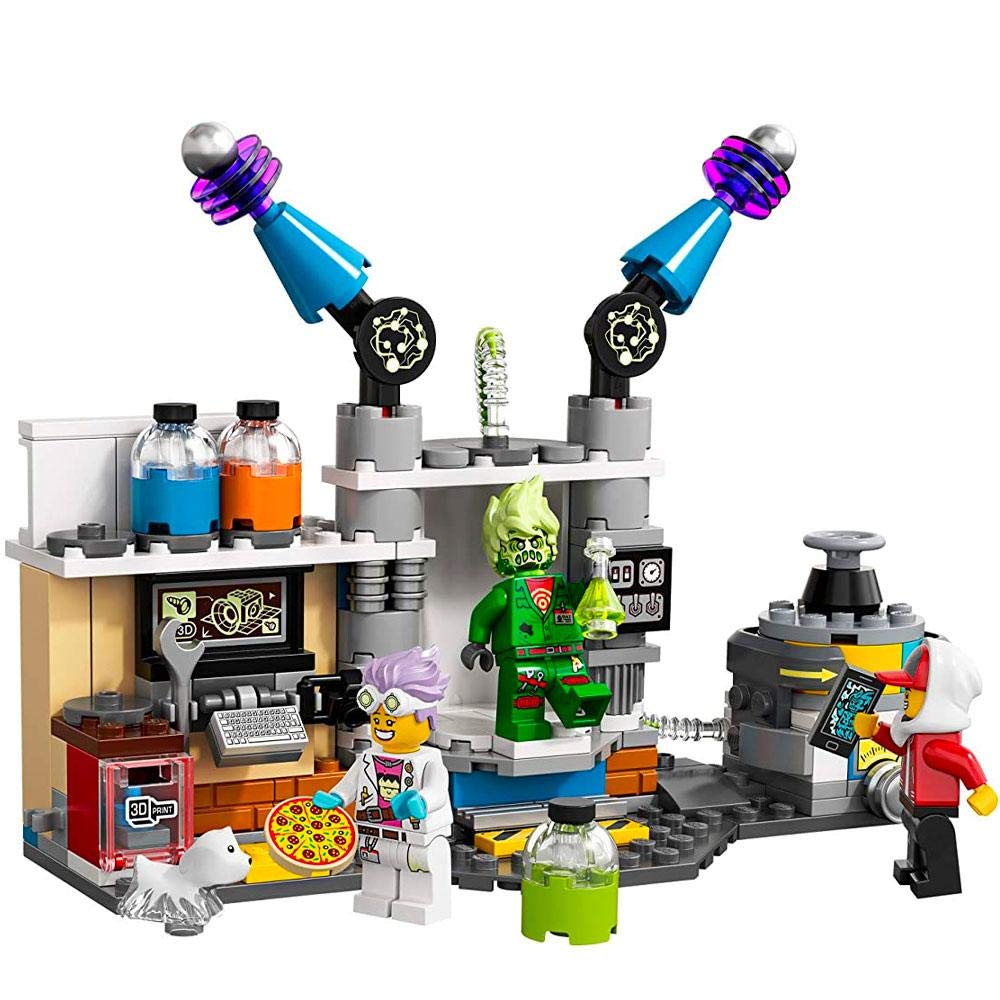LEGO Hidden Side 70418 Ghost Lab Playset - J.B. Newbury's Haunted Laboratory Building Kit with 174 Pieces for Kids Ages 7+ | Fun Mystery Adventure Toy for Halloween & Role Play Games