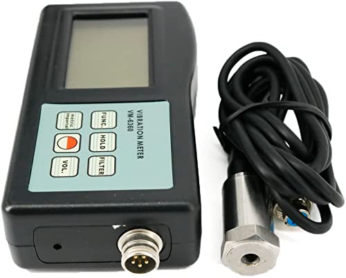 Digital Vibration Meter Tester VM-6360 - Professional Vibrometer Gauge for Industrial Equipment Monitoring, HVAC Systems & Machinery Maintenance | Accurate Vibration Measurement Tool
