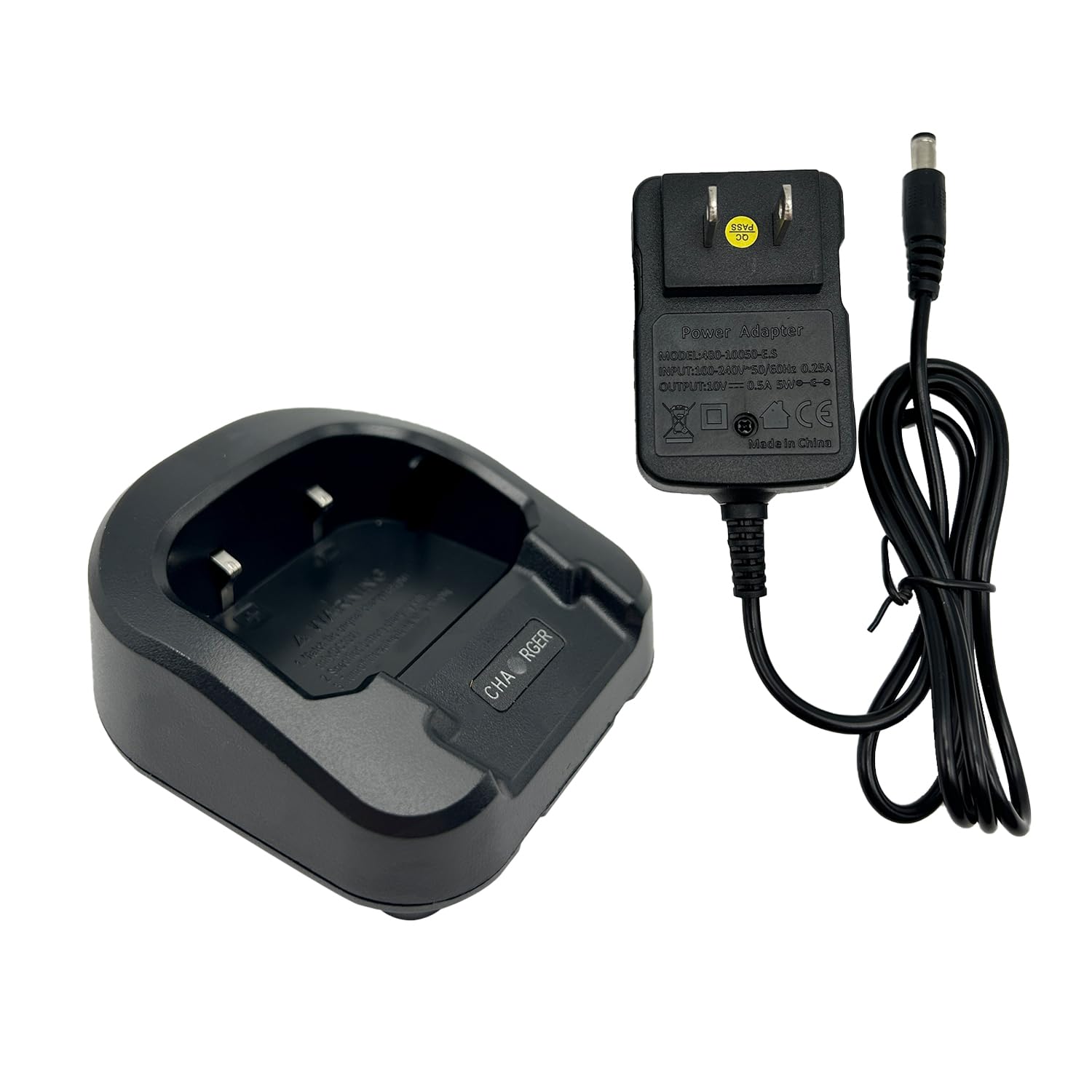 UV-82 Series Desktop Charger & Adapter - Compatible with UV-82L, UV-8D, UV-82HP, UV82HP, UV-82hx, UV-82_C3 Two Way Radios | Replacement for CH-8 Battery Charger | Perfect for Emergency Communication & Outdoor Adventures
