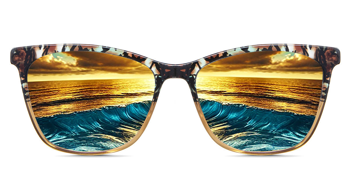 Paisley Women's Prescription Polarized Sunglasses – Stylish UV Protection for Driving, Outdoor & Fashion