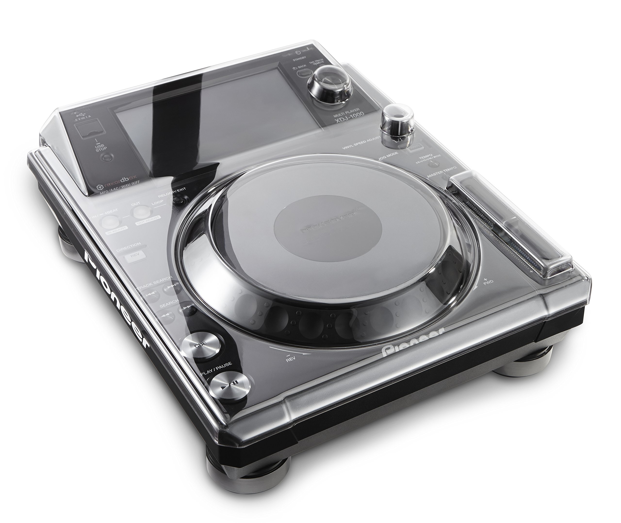 Pioneer XDJ-1000 DJ Controller Protective Cover - Impact Resistant Polycarbonate Shield for XDJ-1000MK2 - Perfect for Studio, Club & Live Performance Protection
