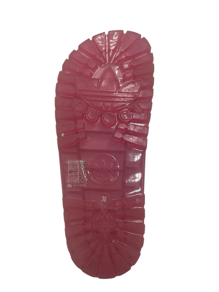 Gucci x Adidas Jelly Slides for Women - Size 36 (US 6) | Comfortable Summer Sandals for Beach, Pool & Casual Wear