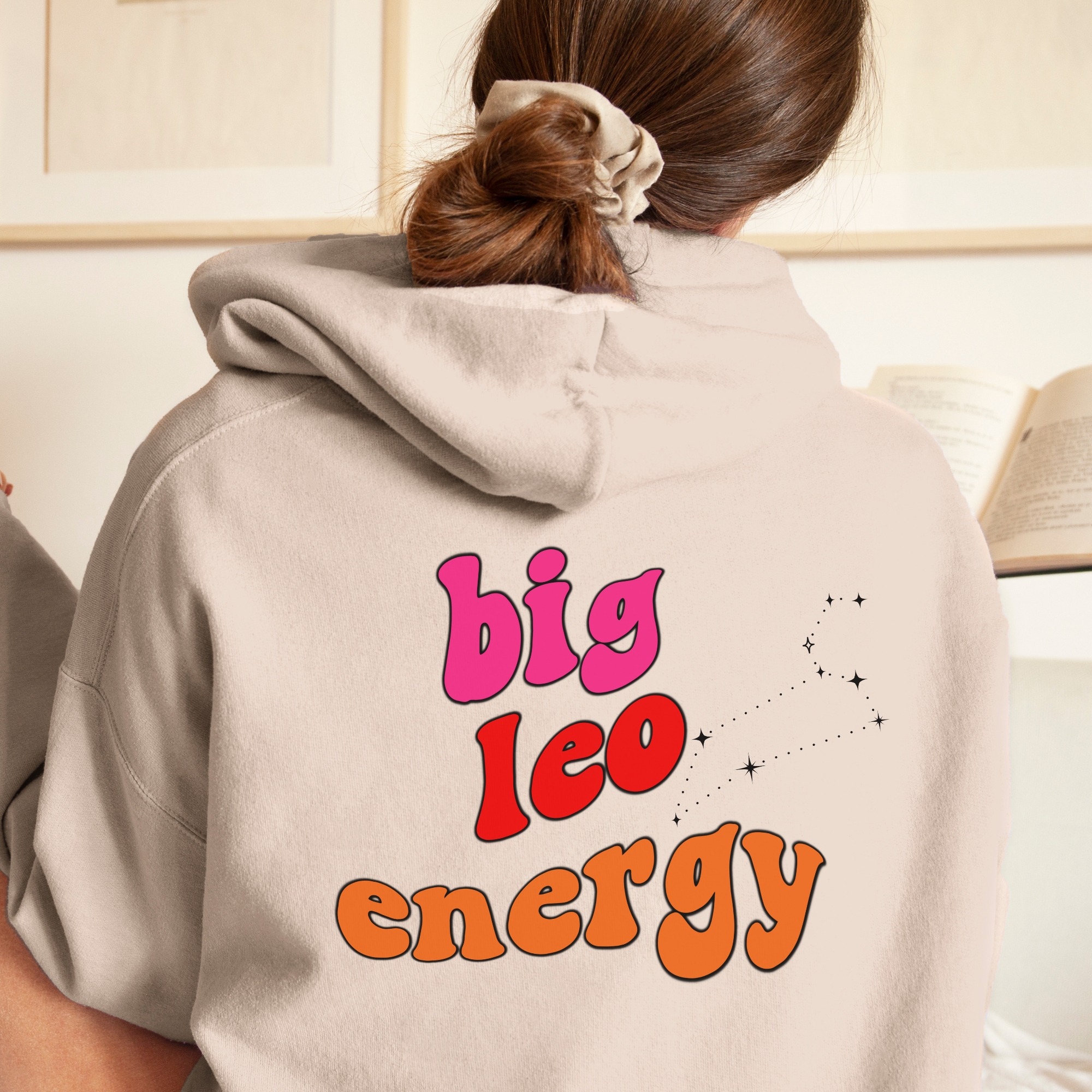 Big Leo Energy Hoodie - Zodiac Sweatshirt for Astrology Lovers | Perfect Christmas Gift for Leo | Cozy & Stylish for Daily Wear & Gifting