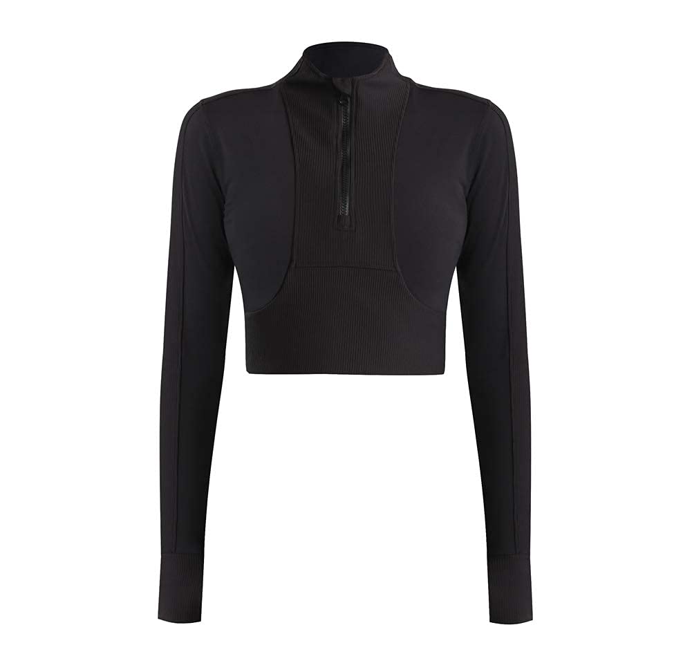 Women's Lightweight Stretchy Athletic Jacket - Full Zip Running & Workout Track Jacket for Gym, Jogging & Outdoor Sports