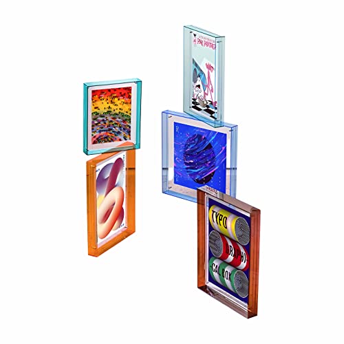 Passat Neon Acrylic Floating Frame for Pressed Flowers & Photos - Home Decor