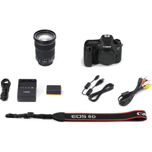 Canon EOS 6D Full Frame DSLR Camera with 24-105mm f/3.5-5.6 STM Lens Kit - Professional Photography for Travel, Portraits & Landscapes (USA Version)