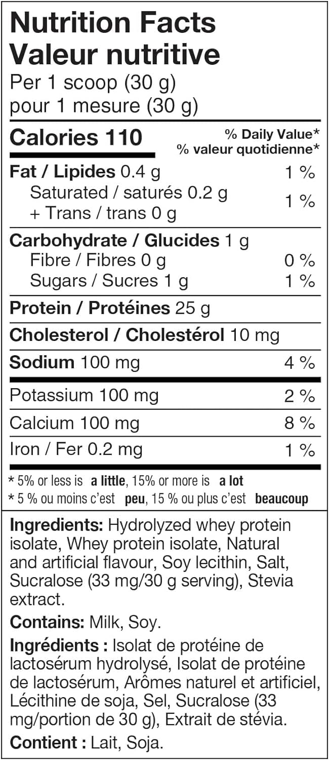 Dymatize ISO100 Hydrolyzed Whey Protein Powder - Gourmet Vanilla, 25g Protein per Serving, 100% Whey Isolate, Gluten Free (20 Servings) - Ideal for Post-Workout Recovery & Muscle Building
