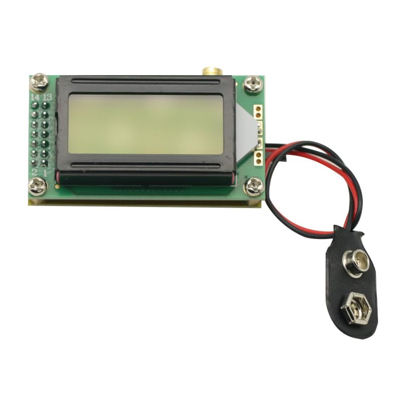 1PCS RF 1-500 MHz Frequency Counter Meter Board with LCD Display for Ham Radio Kit - Accurate Signal Measurement for Amateur Radio, Electronics Testing & DIY Projects