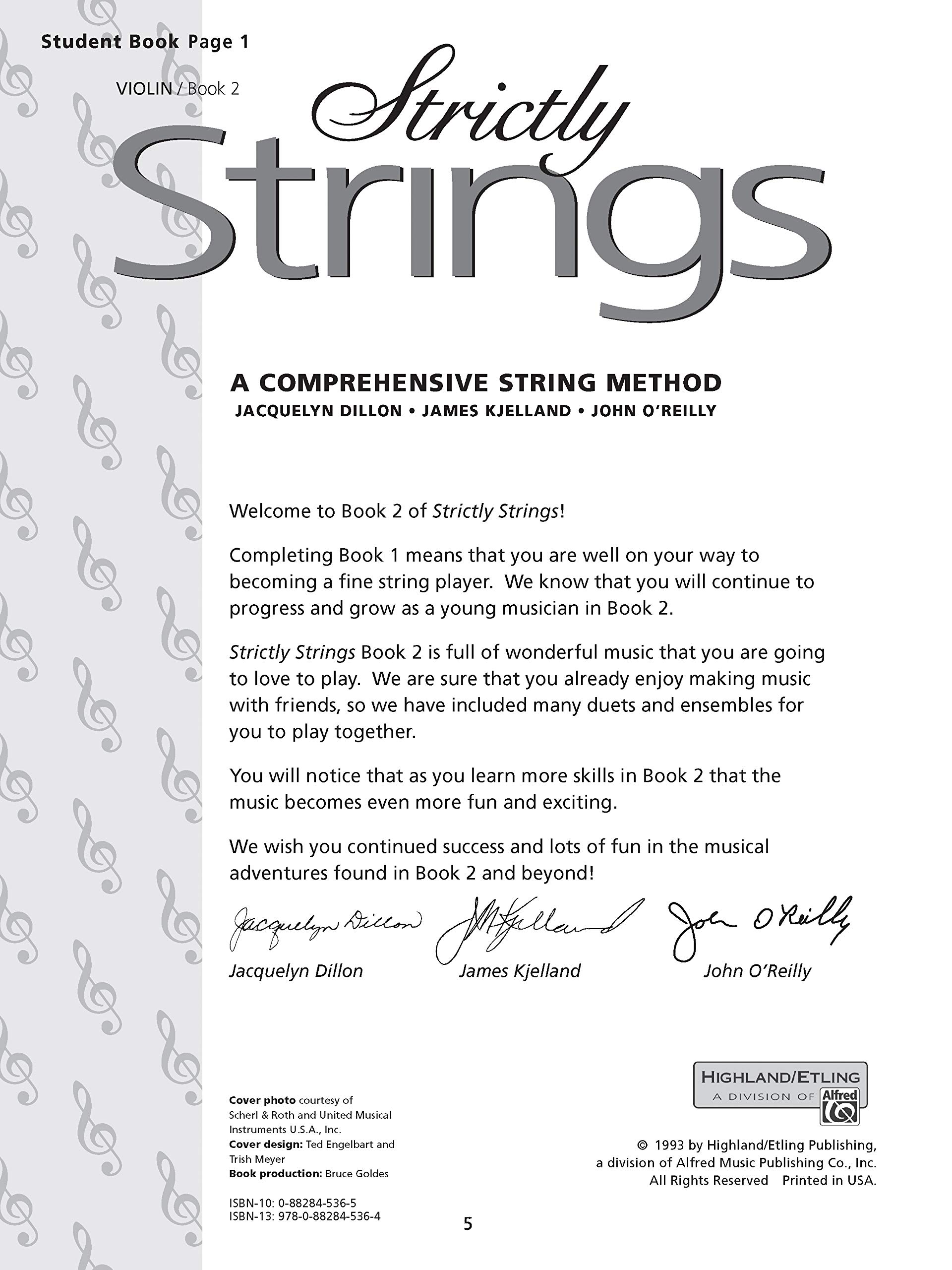 Strictly Strings Book 2: Conductor's Score Comb Bound Music Book for Orchestra, Band & Classroom Instruction