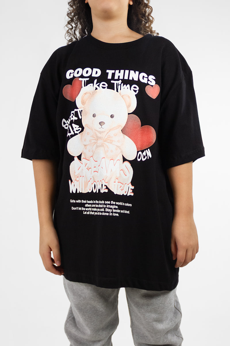 OCN Kids Graphic T-Shirt 601M4 - Soft Cotton Short Sleeve Tee for Boys & Girls | Perfect for School, Playdates & Everyday Wear