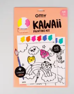 OMY Kawaii Paint Kit - DIY Art Set for Kids & Adults - Perfect for Home, School & Creative Projects