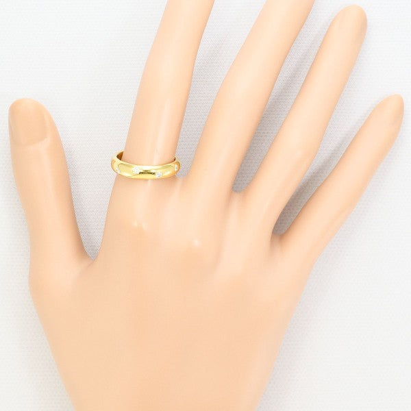 18K Yellow Gold Diamond Ring with Certificate - Elegant Wedding Band, Anniversary Gift for Her, Perfect for Engagement & Special Occasions