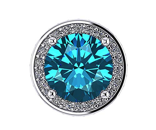 December - Simulated Blue Zircon