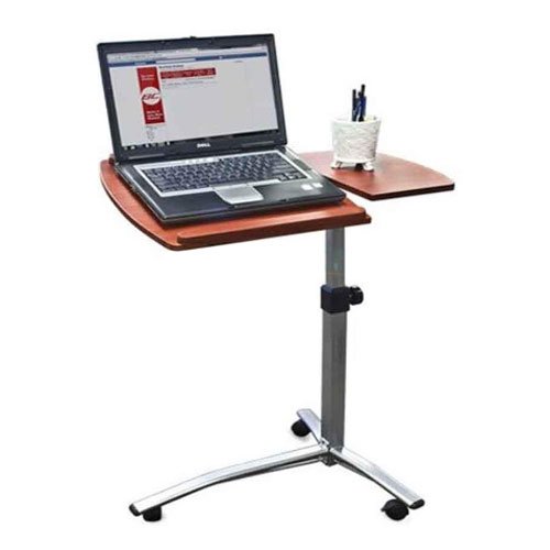 Adjustable Rolling Laptop Desk with Angle & Height Control - Mobile Laptop Stand Cart, Over-Bed Workstation, Home Office Computer Desk for Notebooks, Ideal for Small Spaces & Remote Work