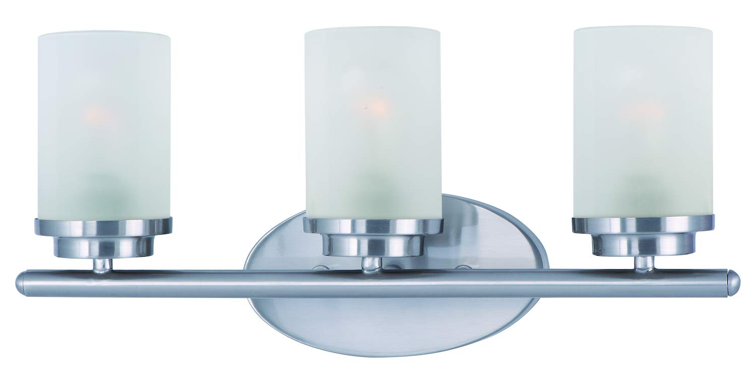 Corona 3-Light Bathroom Vanity Fixture - Modern LED Bathroom Lighting for Mirror & Sink Area - Perfect for Home Renovation & Spa-Style Bathrooms