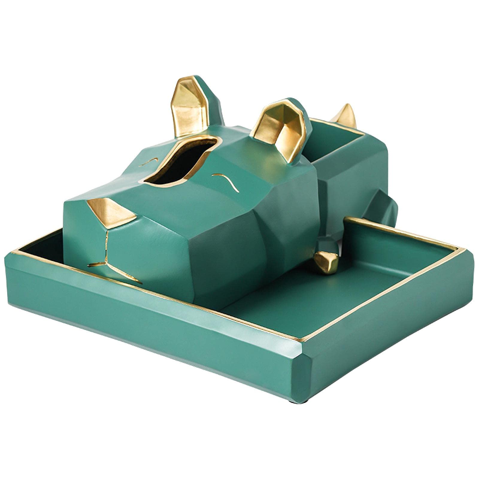 Modern Abstract Dog Statue - Home & Office Decor for Living Room, Desk, Gift