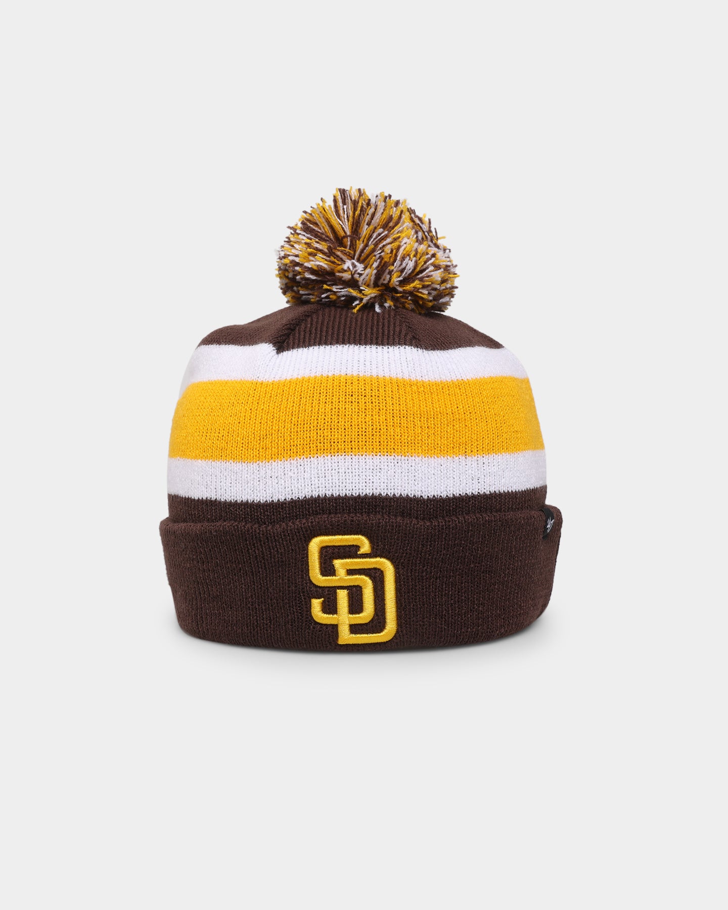 47 Brand San Diego Padres Breakaway Cuff Knit Beanie - Brown MLB Baseball Team Winter Hat for Men & Women - Perfect for Cold Weather, Game Day & Outdoor Activities