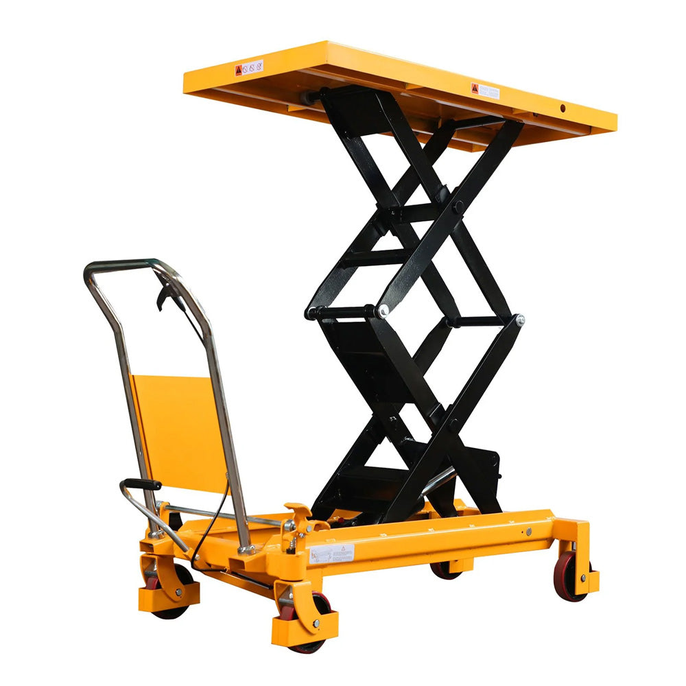 Heavy Duty Double Scissor Lift Table - 330 to 1760 lbs Capacity, Adjustable 43