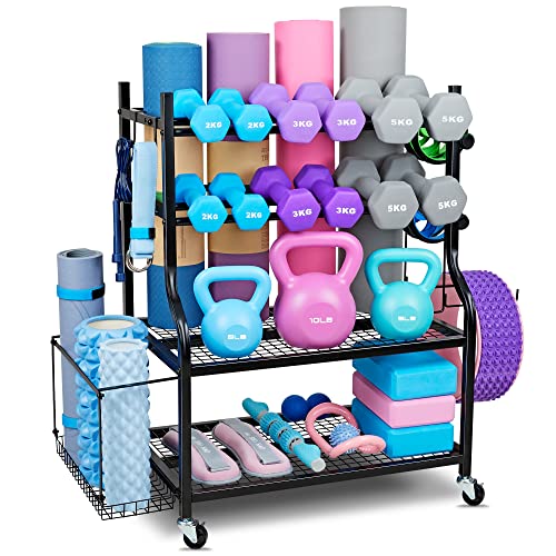 Black Yoga Mat Rack