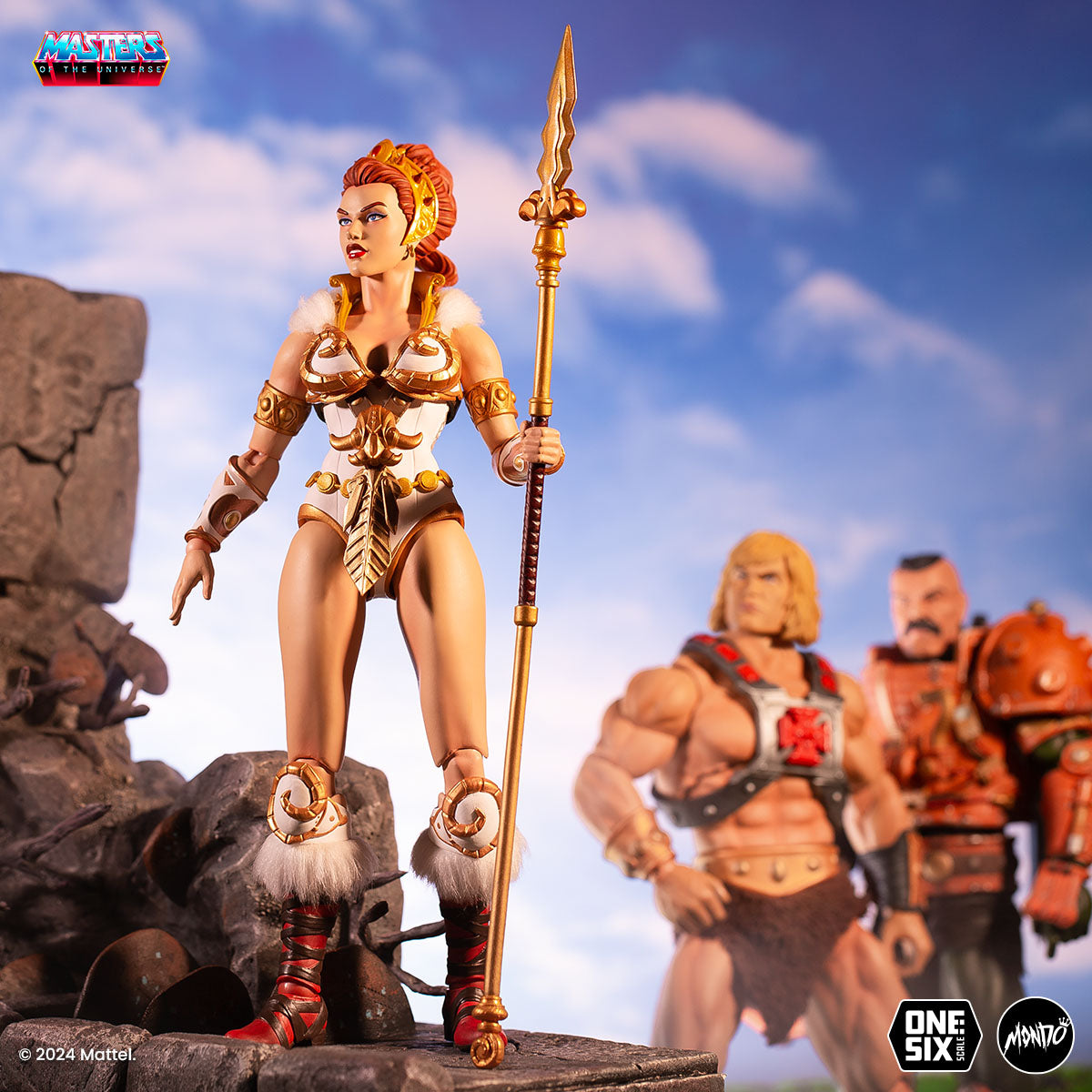 Masters of the Universe Teela 1/6 Scale Action Figure - Collectible He-Man Series Statue for Display & Gift Giving - Perfect for Fans, Collectors & Home Decor