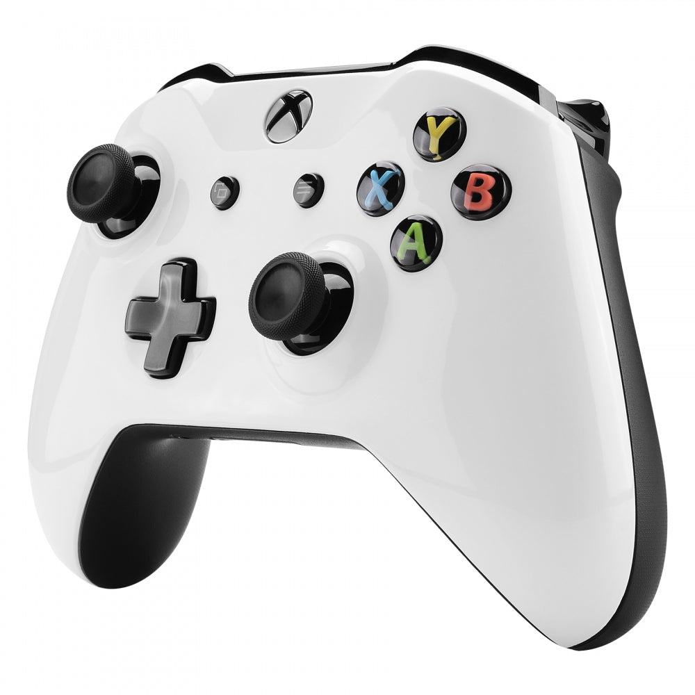 Glow in The Dark Front Housing Shell Faceplate for Microsoft Xbox One X & One S Controller (Model 1708) - Custom Replacement Cover with Enhanced Grip - Perfect for Gaming in Low Light & Nighttime Play