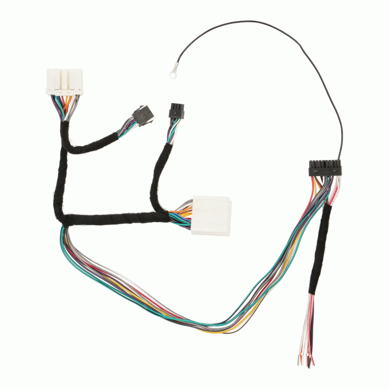 AXDSPH MI1 Amplifier Line Output Converter T-Harness for 1993-2012 Mitsubishi Vehicles - Car Audio System Upgrade for Enhanced Sound Quality