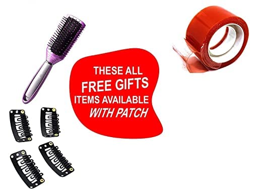 Premium 8x6 Inch Dark Brown Human Hair Toupee for Men - Free Clips, Wig Cap, Hair Brush & Beard Comb - Natural Looking Hairpiece for Thinning Hair & Baldness - Perfect for Daily Wear, Work, and Special Occasions