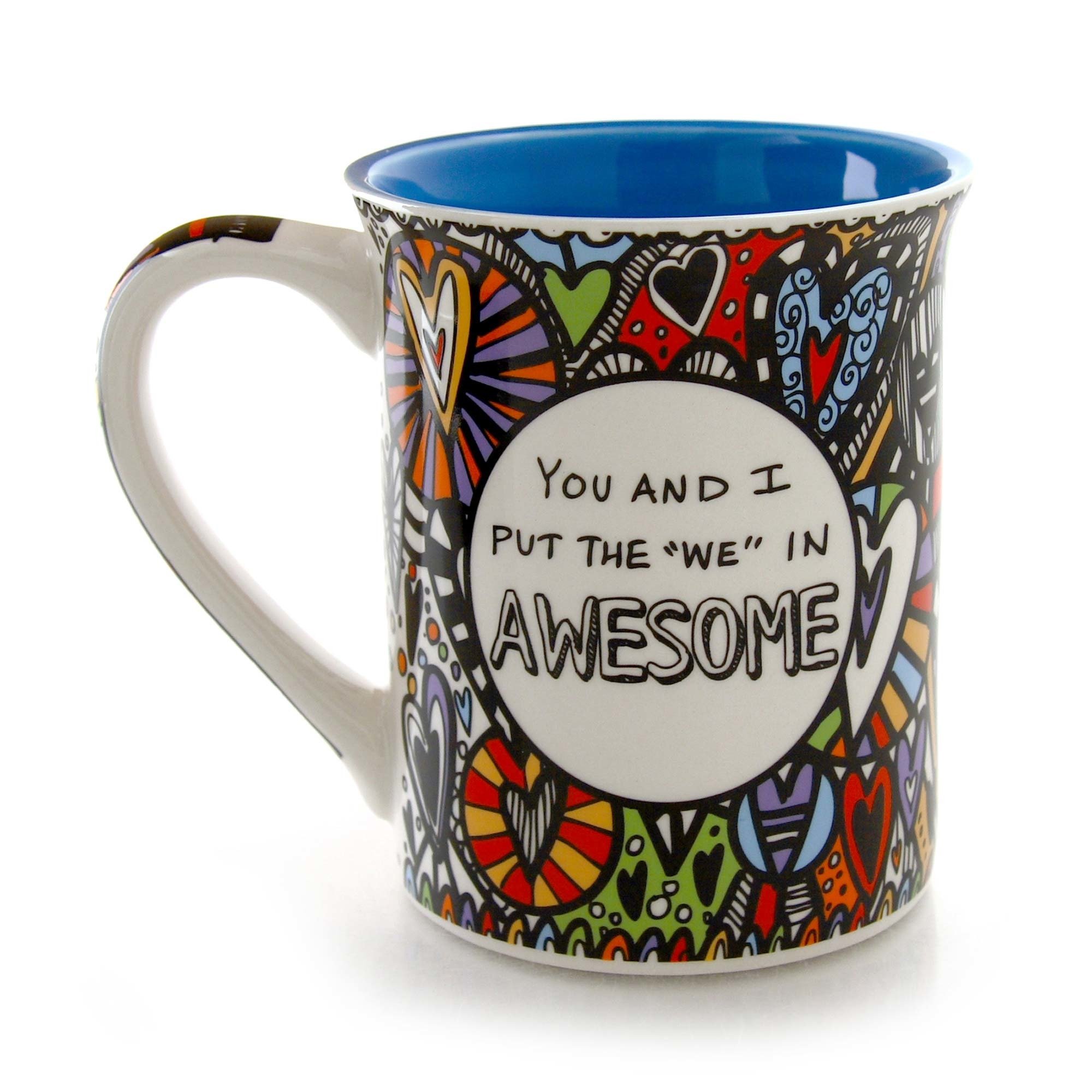 Our Name is Mud Best Friend Cuppa Doodle Stoneware Mug, 16 oz - Perfect for Coffee, Tea, and Heartwarming Gifts