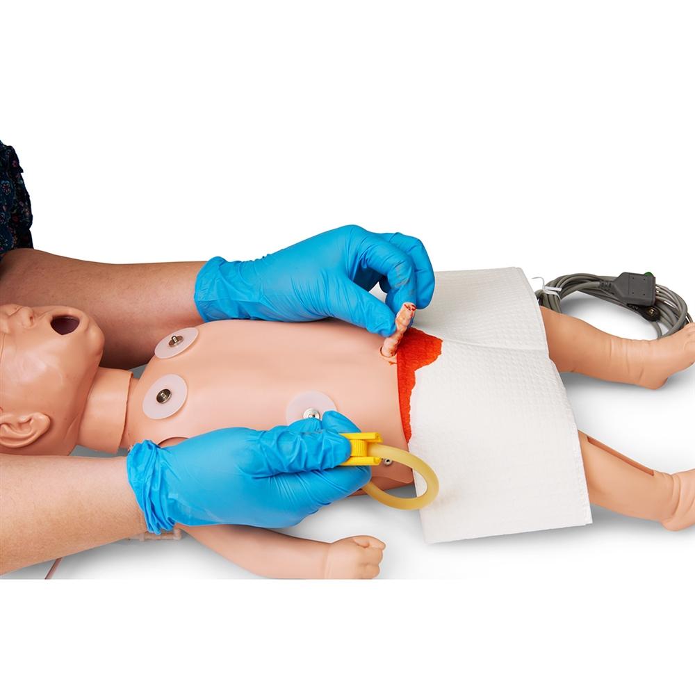 ECG Umbilical Cannulation Skin - Medical-Grade Newborn Umbilical Cord Care for Neonatal ICU & Hospital Use