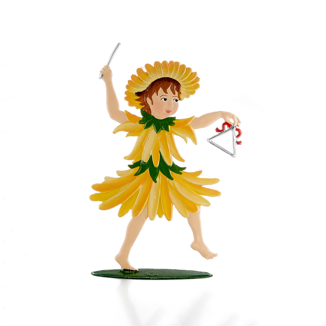 Wilhelm Schweizer Pewter Sunny Day Girl Figurine - Handcrafted Collectible for Home Decor, Gifts & Garden Accents