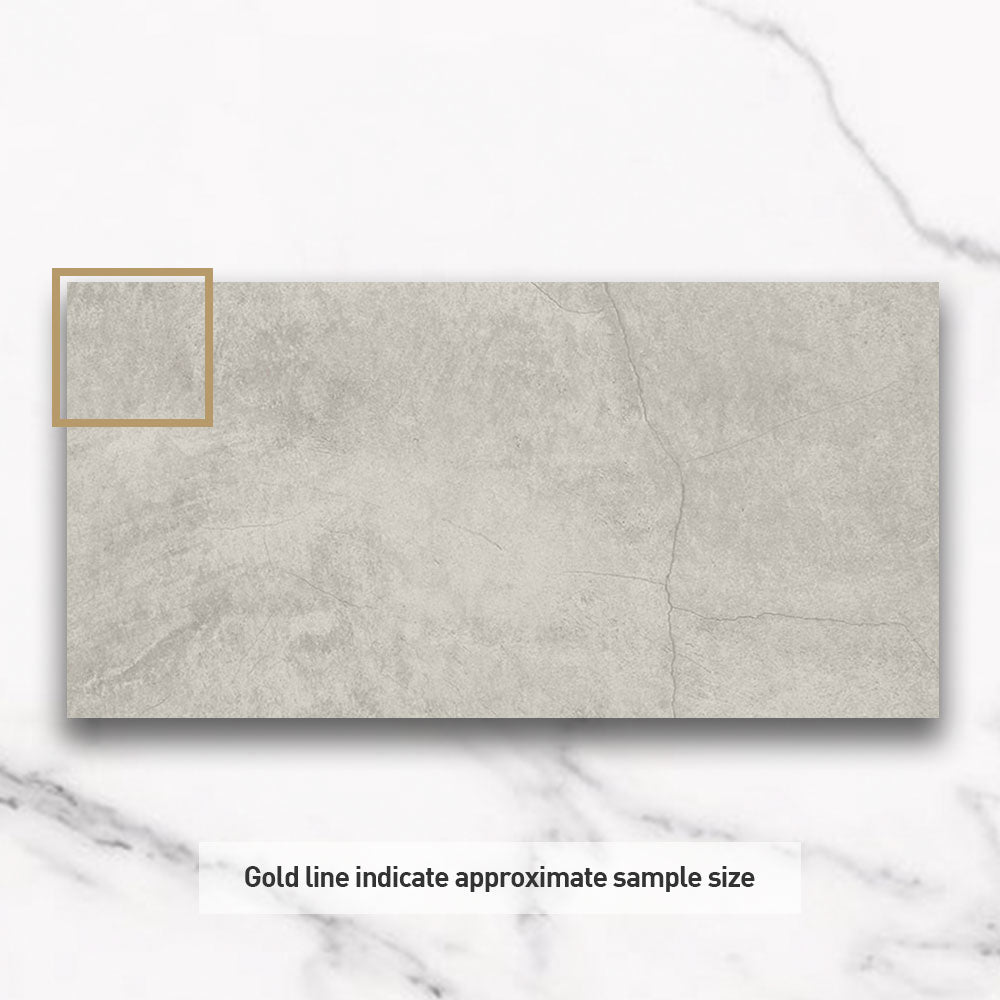 Premium Key West Grey 300x600mm Matte Porcelain Tile - Durable Ceramic Floor & Wall Tile for Bathroom, Kitchen & Living Room Renovations