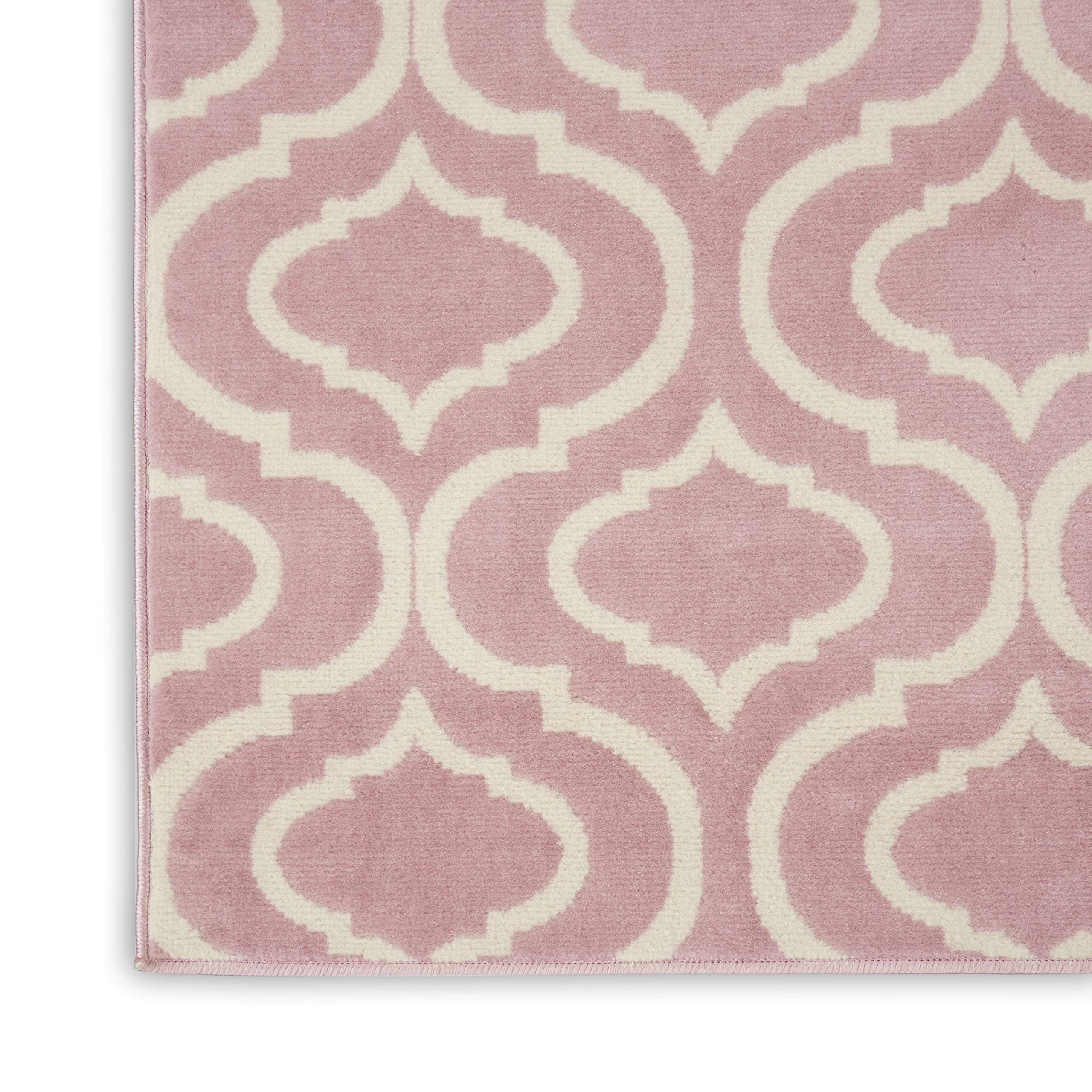 Nourison Jubilant Trellis Pink 8'6