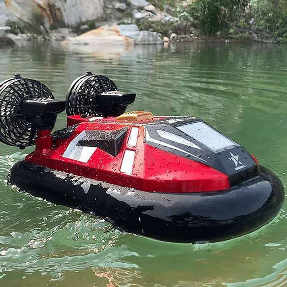 2.4G RC Amphibious Hovercraft - Remote Control Boat & All-Terrain Vehicle for Kids, Waterproof Electric Toy for Pool, Beach & Land - Perfect Birthday Gift for Boys & Girls (Indoor/Outdoor Play)