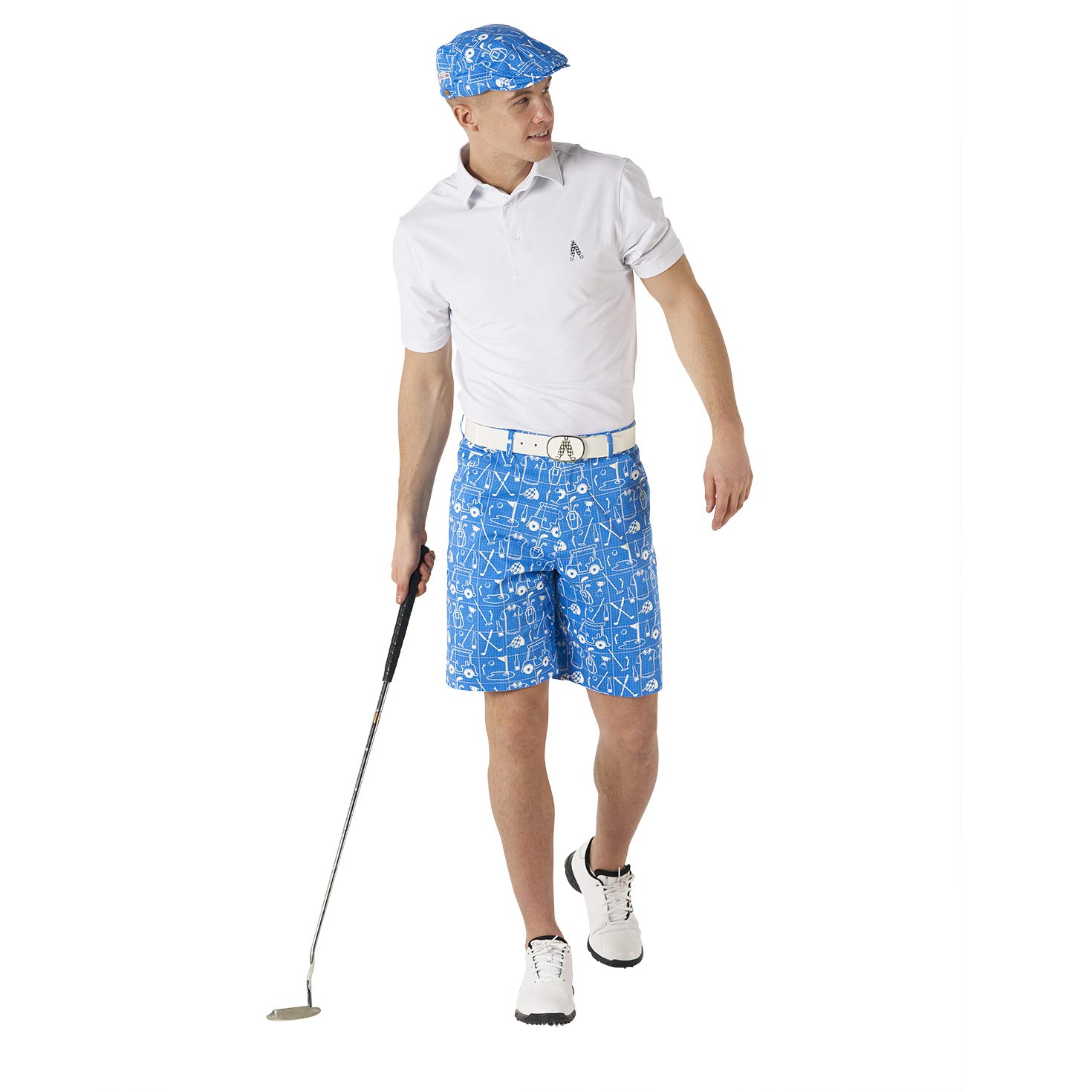 Funny Golf Hats for Men - Royal & Awesome Flat Cap for Golfers
