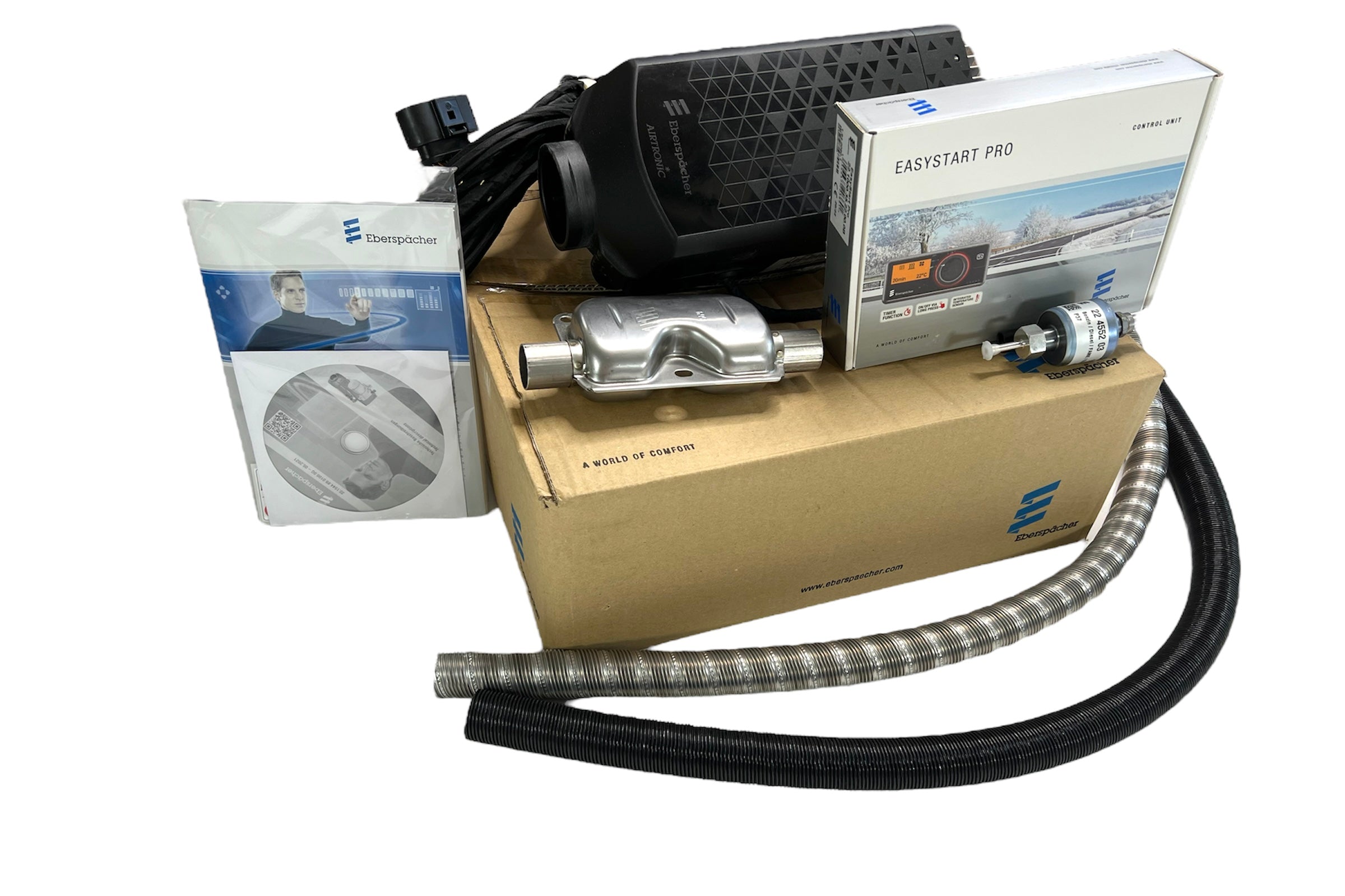 ESPAR EBERSPACHER AS3 B2 L Gasoline Air Heater 12V - Newest Model with Easy Start Pro Controller & Complete Installation Kit | For RVs, Boats, Campers & Off-Grid Heating