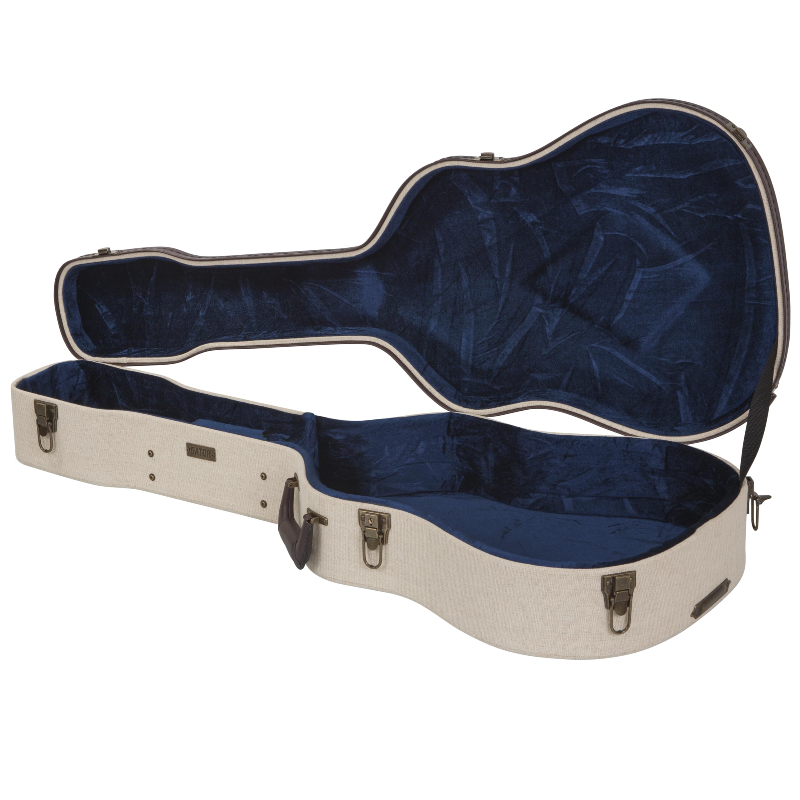 Gator Cases GW-JM-DREAD Journeyman Series Deluxe Wood Acoustic Guitar Case - Durable Hard Shell Protection for Travel & Storage | Perfect for Musicians, Performances & Studio Use