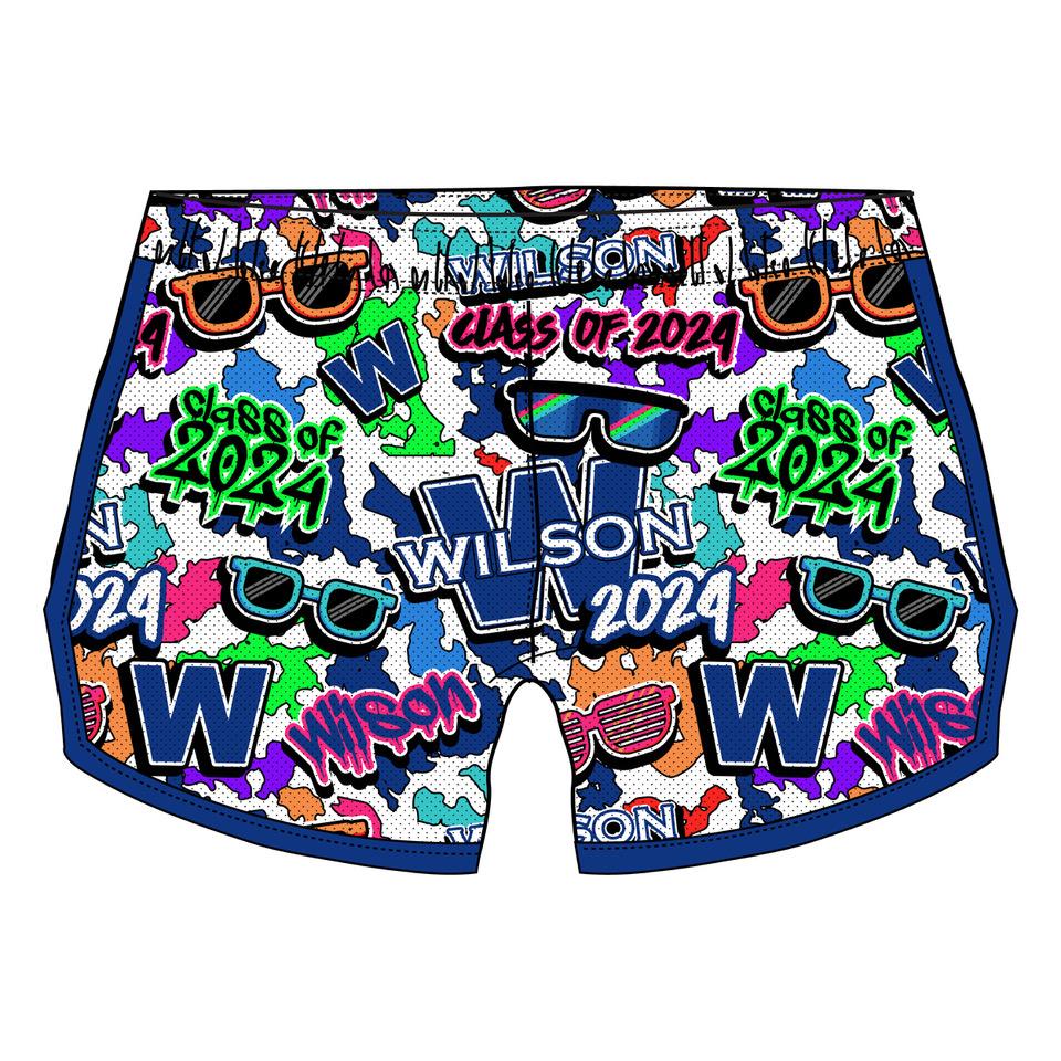 Wilson Girls & Women's School Shorts - Comfortable Athletic Shorts for PE, Gym & Casual Wear