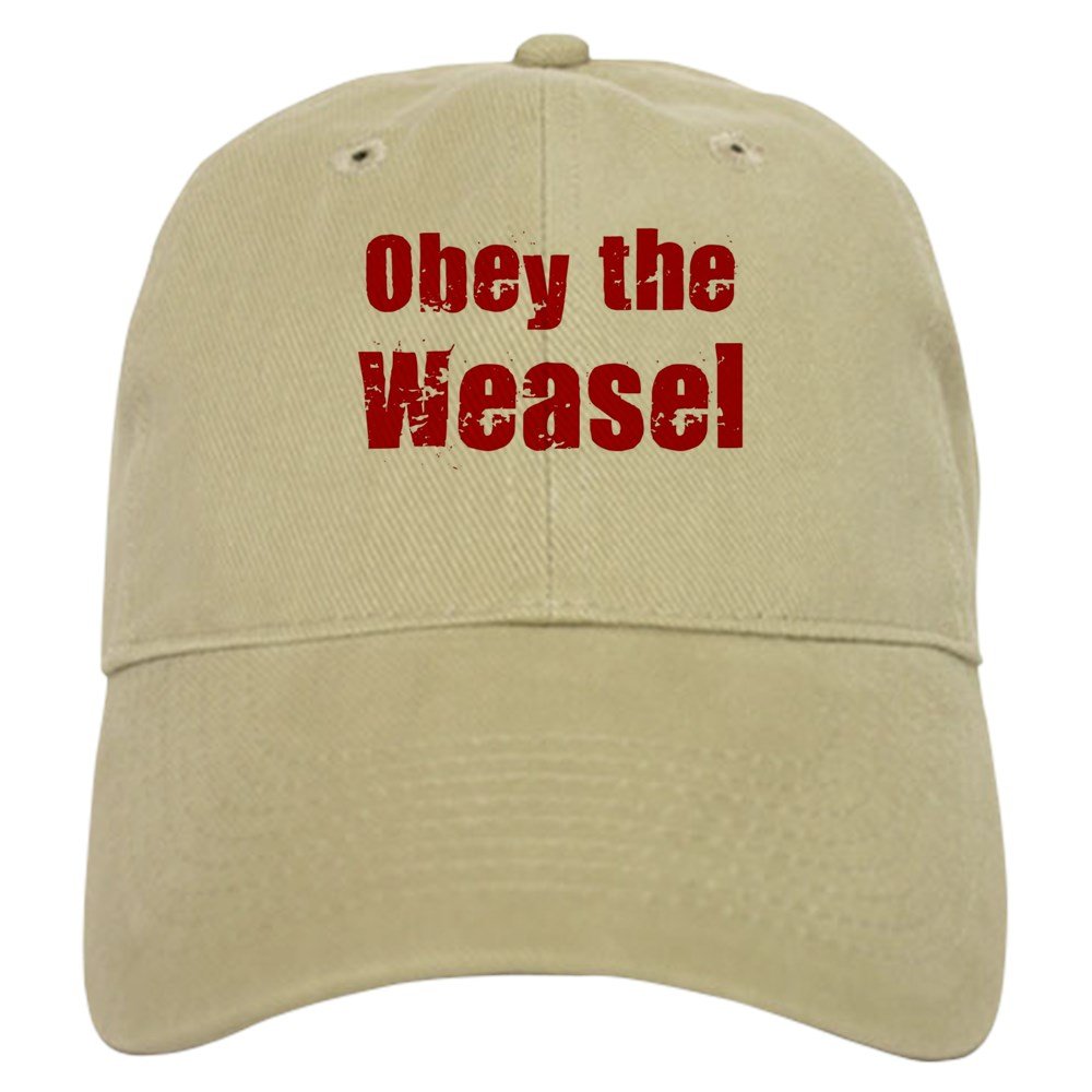 Obey The Weasel Adjustable Baseball Cap - Funny Gift for Fans