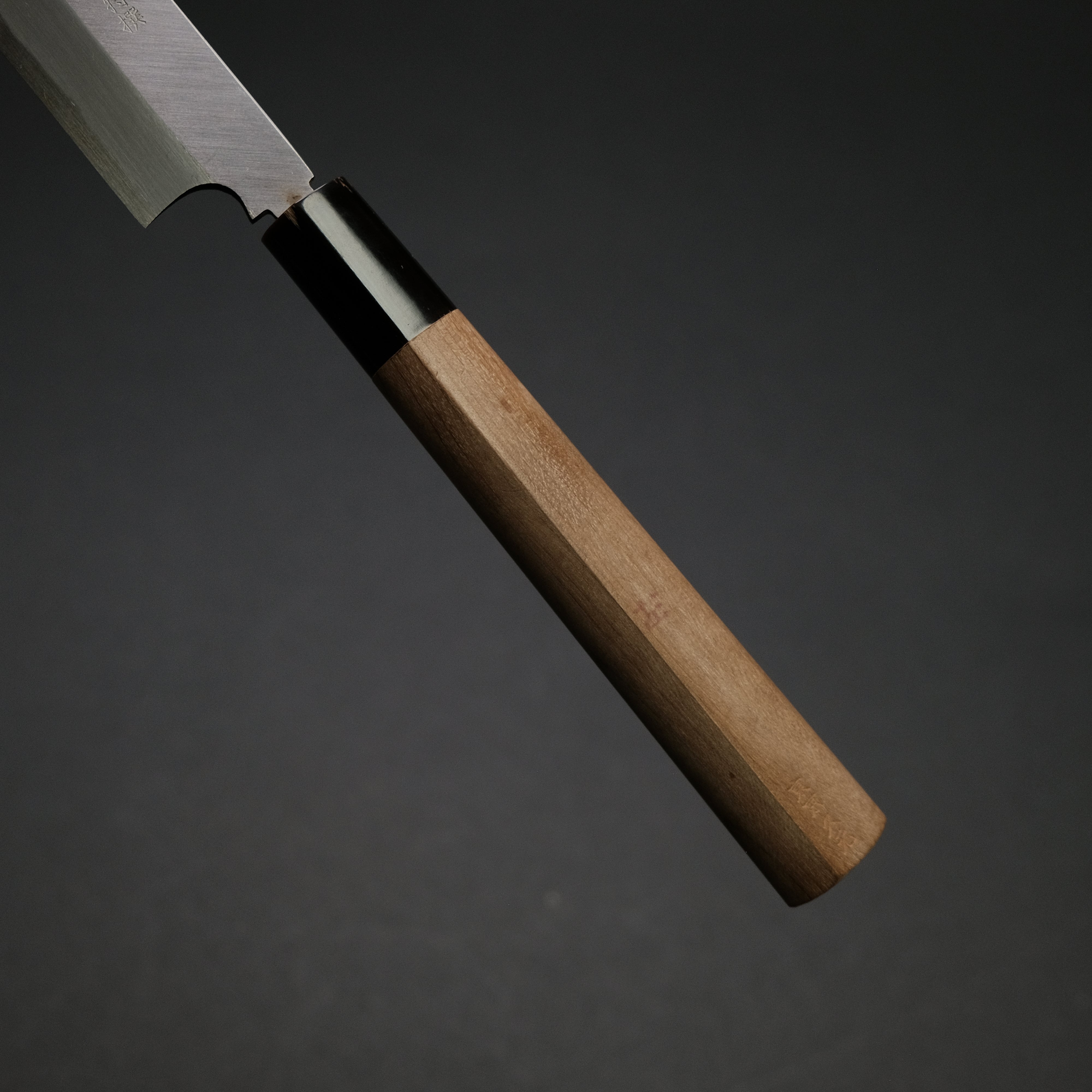 Morihei Hisamoto Vintage Left Handed Fugubiki 270mm Japanese Carbon Steel Sushi Knife with Magnolia Handle - Perfect for Sushi Chefs & Professional Kitchens