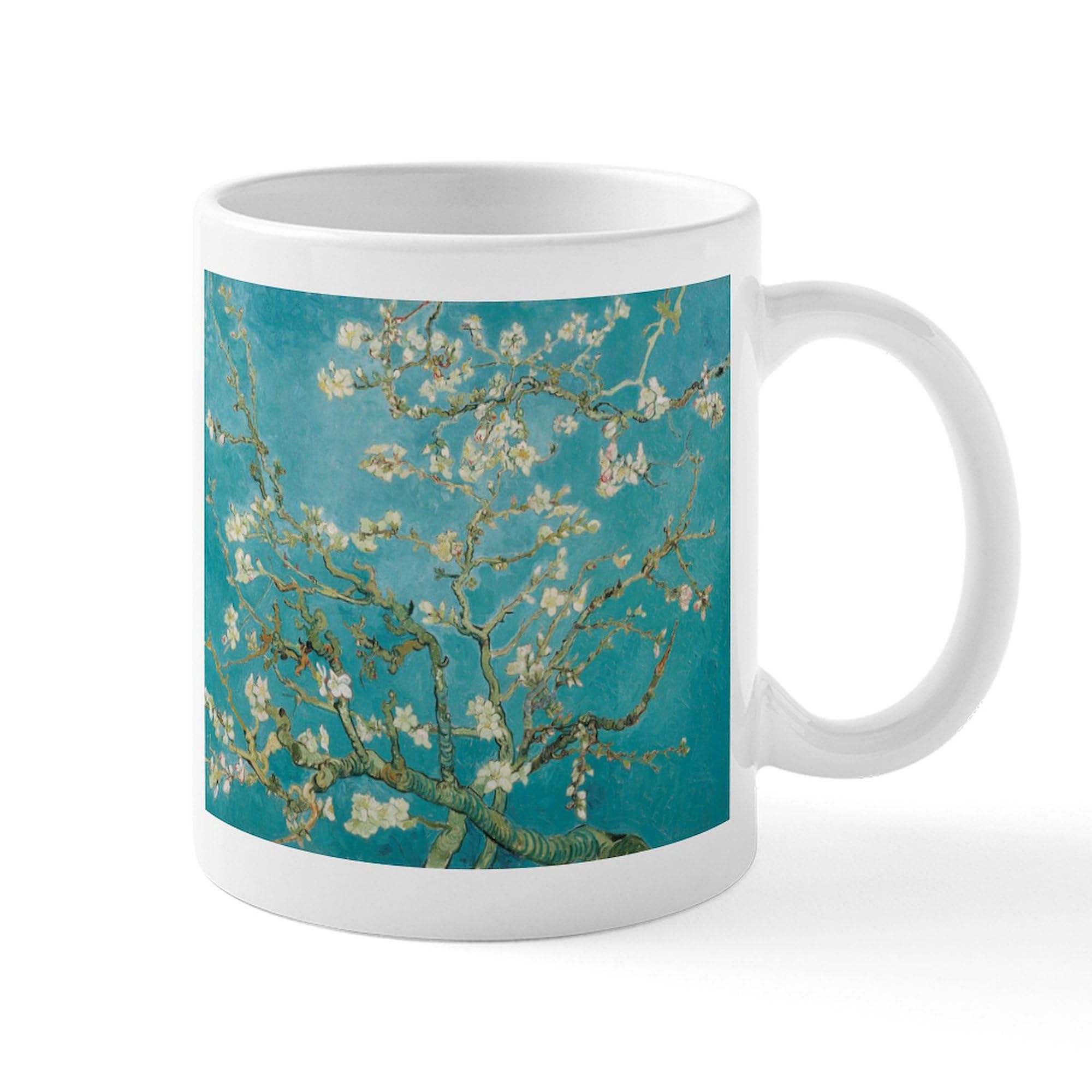 Almond Blossoms Ceramic Coffee Mug 11 oz (325 ml) - Perfect for Home, Office & Gifts - CafePress
