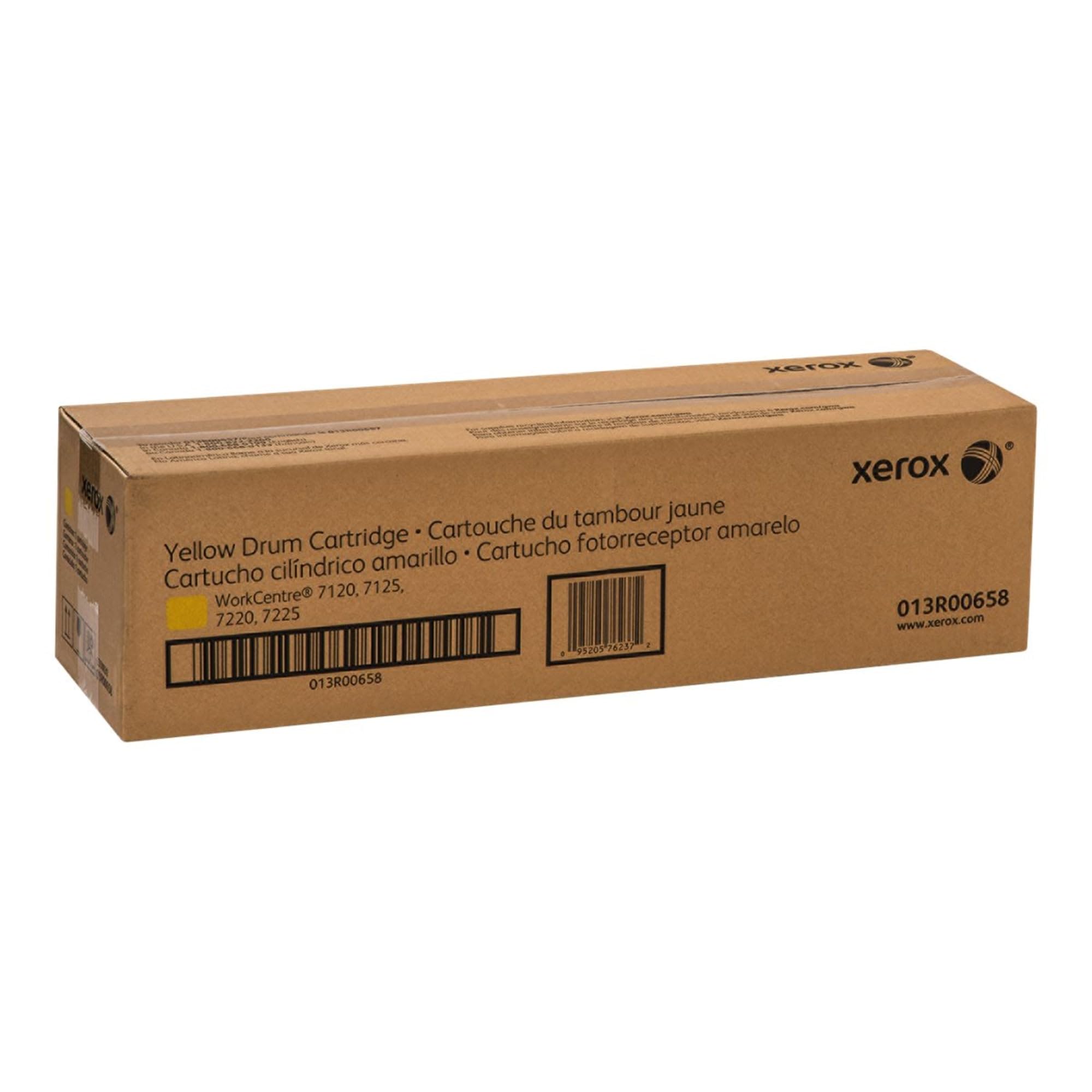 Xerox 013R00658 Yellow Drum Cartridge for WorkCentre 7120 7125 7220 7225 - OEM Replacement in Retail Packaging | Ideal for Office Printing & High-Volume Copying