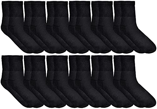 Men 36 Pack Black Ankle