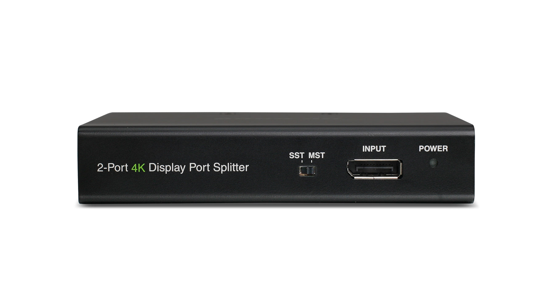 2 Port DisplayPort 1.2 Splitter - 4K Multi Monitor MST Hub with Cables Kit (TAA Compliant) - Perfect for Home Office, Gaming Setup & Video Editing Workstations
