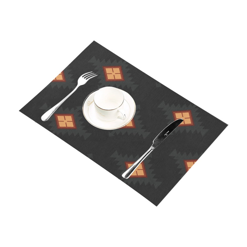 Southwestern Style Desert Night Printed Placemats Set of 4 - 12