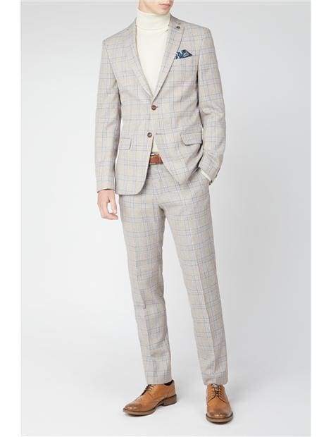 Vintage Rogue Saint Cream Check Tweed Jacket - Classic Wool Blazer for Women - Perfect for Office, Dinner Dates & Fall Fashion