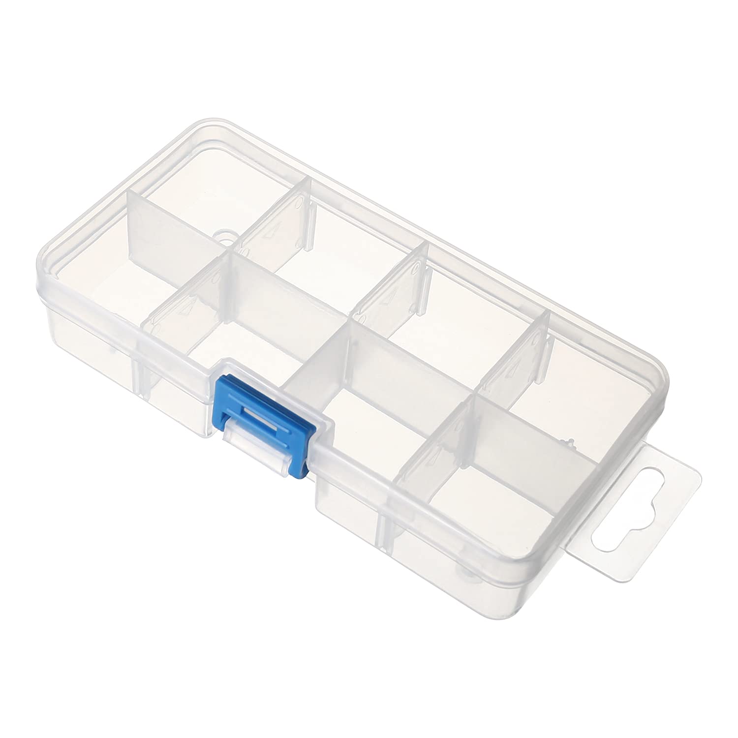 Utoolmart 2-Piece Translucent Plastic Tool Box Organizer - Storage for Hardware, Screws, Bolts, Nuts, Nails & Jewelry Beads | Perfect for Workshop, Garage & DIY Projects