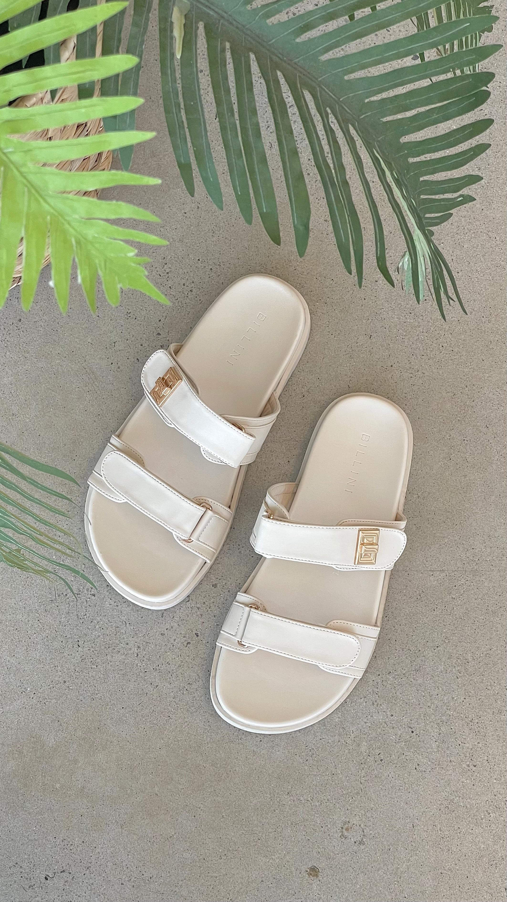 Amylee Slide Bone - Comfortable & Stylish Women's Slides for Casual Wear, Beach, and Home Use