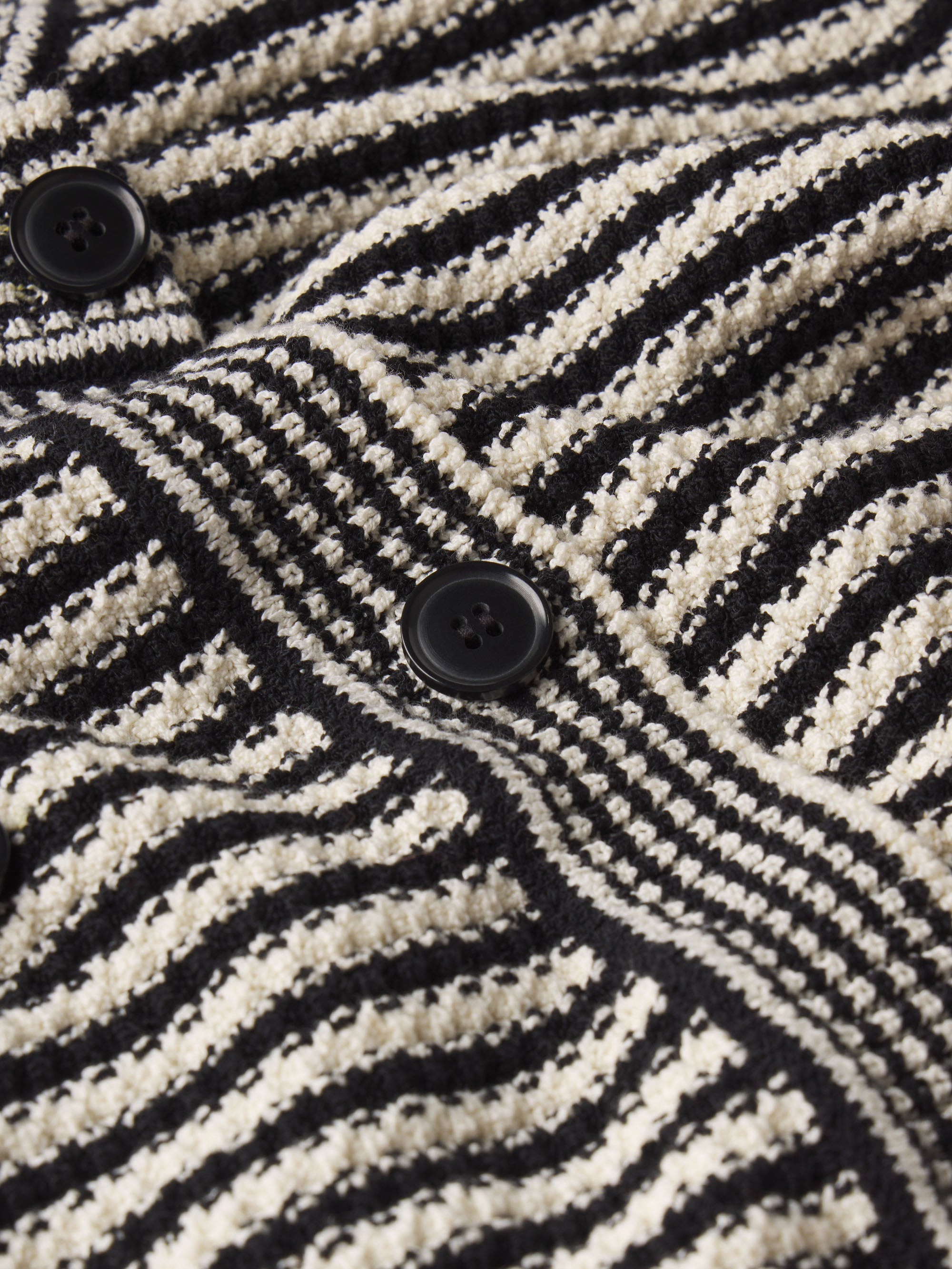 The Court Cardi Black Multi - Stylish Women's Knit Cardigan for Casual Wear, Office & Layering