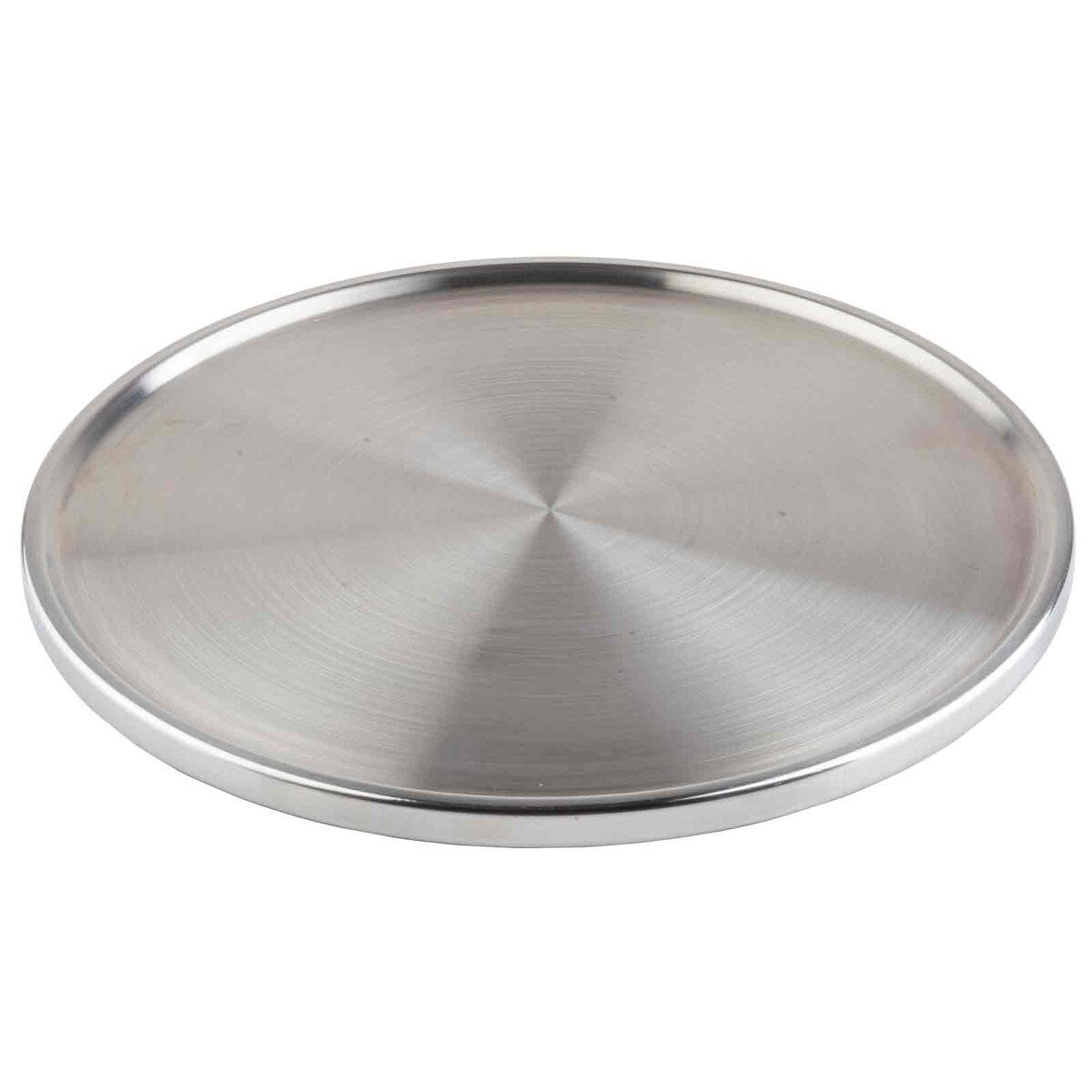 TableCraft 12.75 Inch Round Cake Plate Stand - Elegant Serving Dish for Birthday, Wedding & Party Desserts | Durable & Stylish Buffet Display